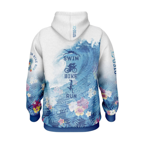 BLUZA Z KAPTUREM HOODIE SWIM BIKE RUN WAVE OTSO