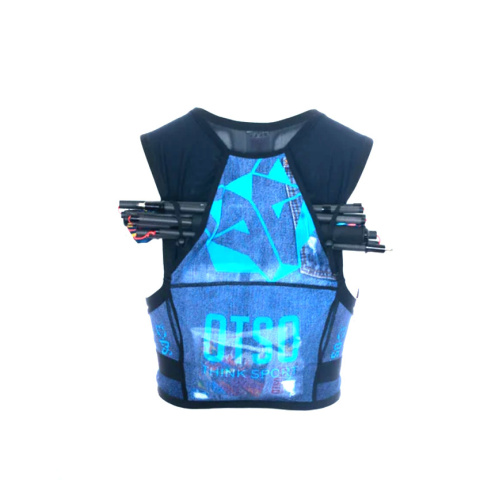 KAMIZELKA TRAIL UNISEX RUNNING BACKPACK BLUE JEANS OTSO