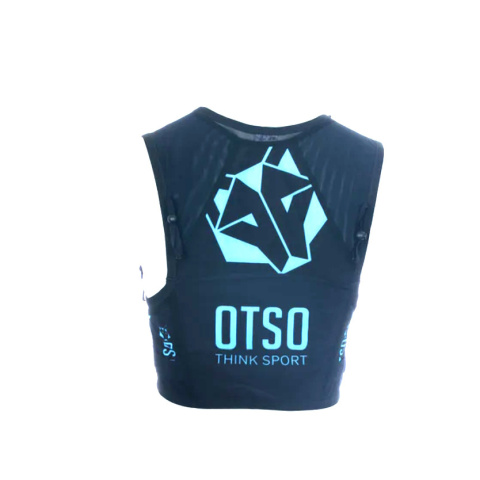 KAMIZELKA TRAIL UNISEX RUNNING BACKPACK BLACK & TURQUOISE OTSO