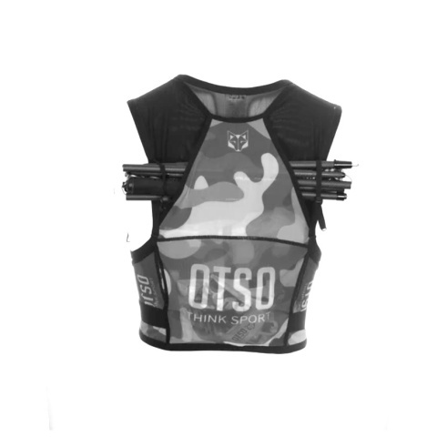 KAMIZELKA TRAIL UNISEX RUNNING BACKPACK CAMO GRAY OTSO