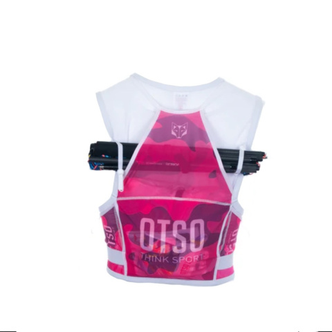 KAMIZELKA TRAIL UNISEX RUNNING BACKPACK CAMO PINK OTSO