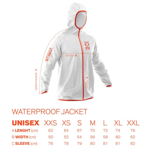 KURTKA UNISEX WATERPROOF WINDBREAKER BLACK & FLUO PINK OTSO