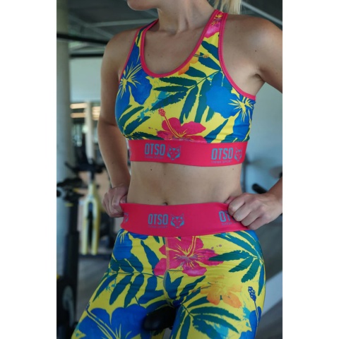 LEGGINSY FLORAL OTSO