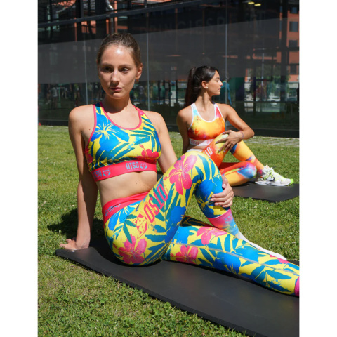 LEGGINSY FLORAL OTSO