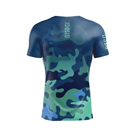 T-SHIRT MĘSKI CAMO BLUE OTSO