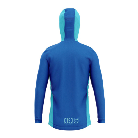 BLUZA SPORTOWA UNISEX HOODIE ELECTRIC BLUE & LIGHT BLUE OTSO