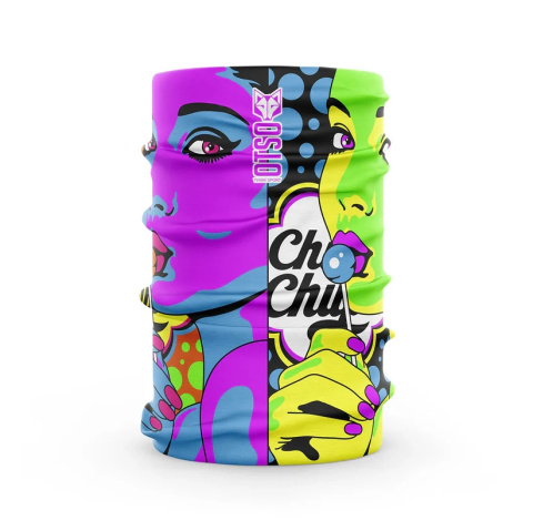 KOMIN OCIEPLACZ NA SZYJĘ CHUPA CHUPS WARHOOL OTSO