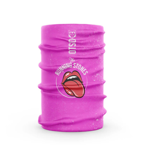 KOMIN OCIEPLACZ NA SZYJĘ RUNNING STONES PINK OTSO